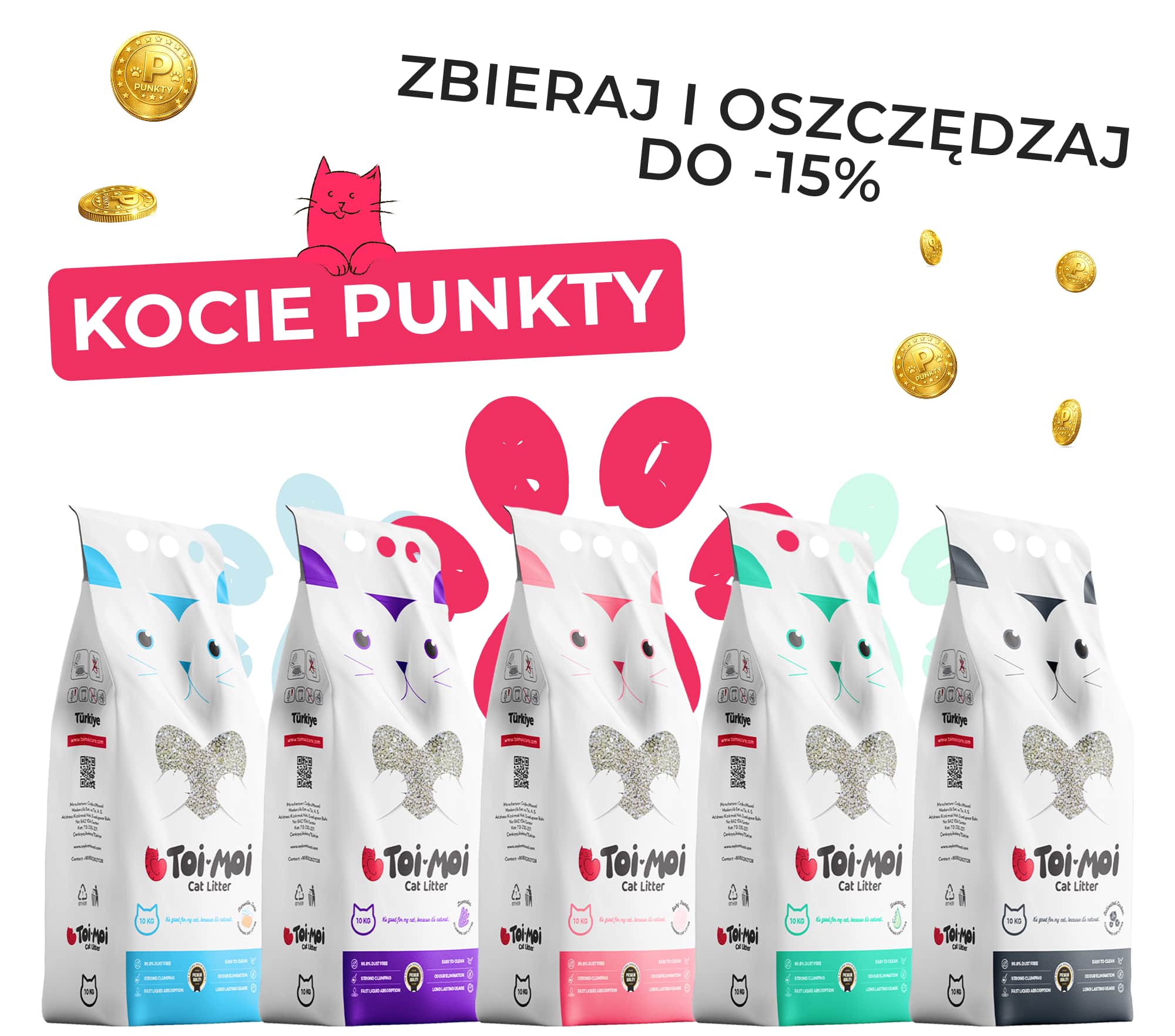 Żwirek dla kota Toi Moi